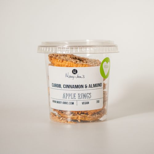Apple Rings - Carob Syrup, Cinnamon & Almond (70g)