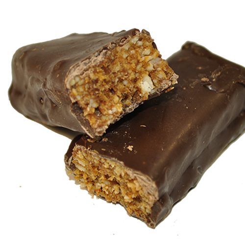 Carob-Coated Oat Date & Honey Bar (65g)