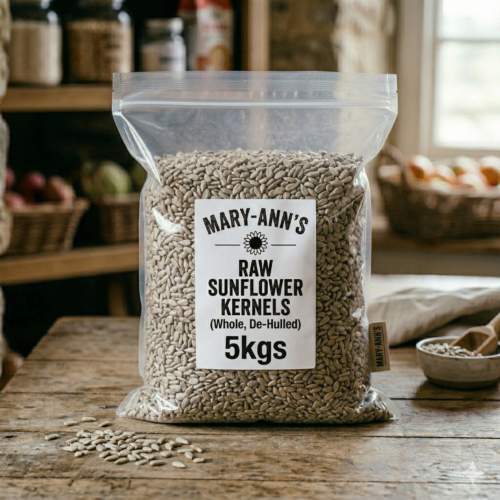 Raw Sunflower Seeds (5kg packed loose in plastic bag)