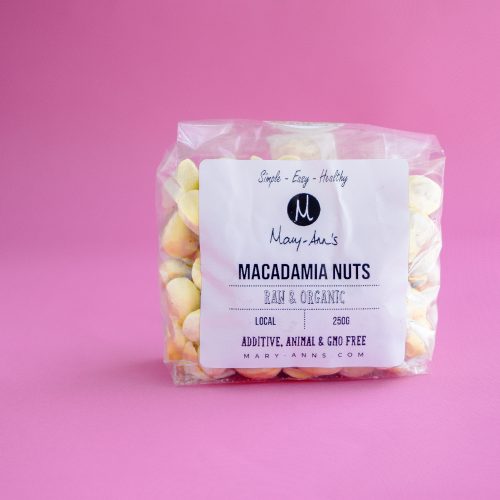 Macadamia Nuts Organic 250g